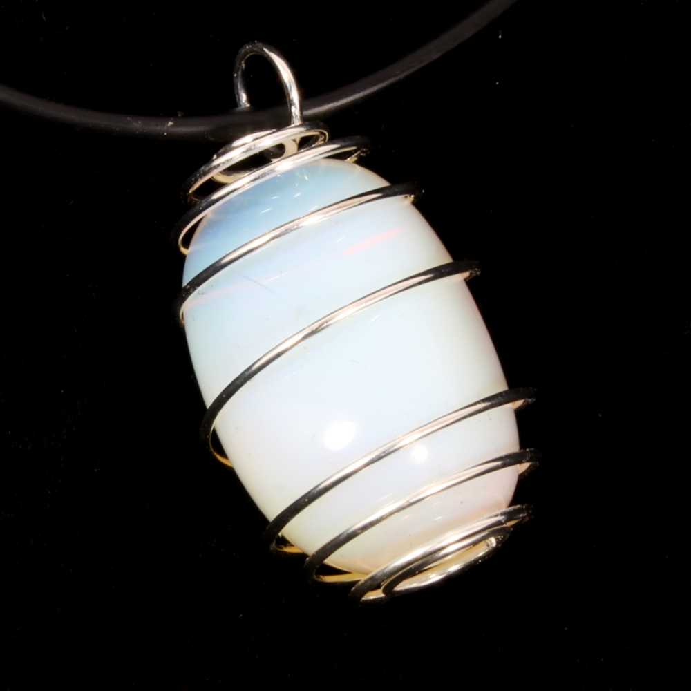 Opalite Wire Wrapped Crystal