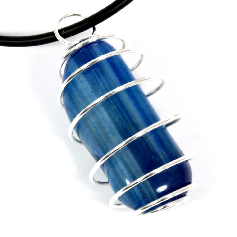 Blue Agate Wire Wrapped Crystal