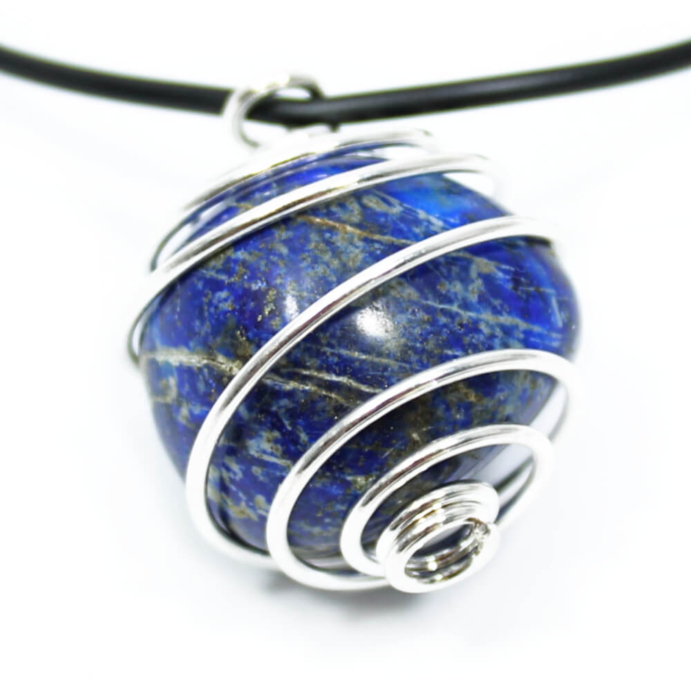 Lapis Lazuli Wire Wrapped Crystal