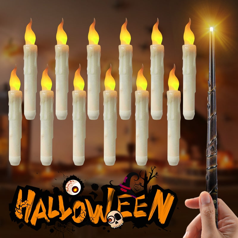 Halloween Floating Candle With Wand