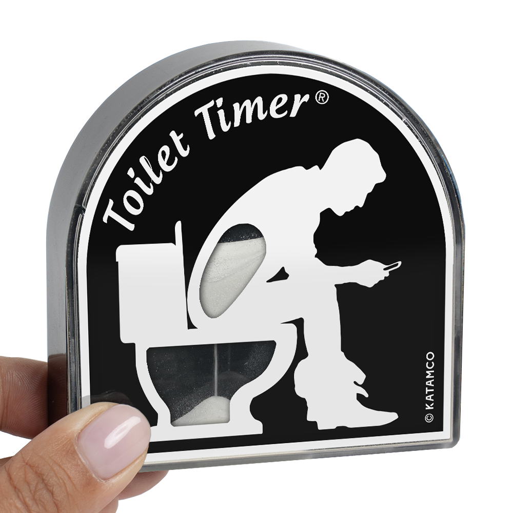 Toilet Timer by Katamco (Classic), Funny Gift for Men, Husband, Dad, Fathers Day Gag