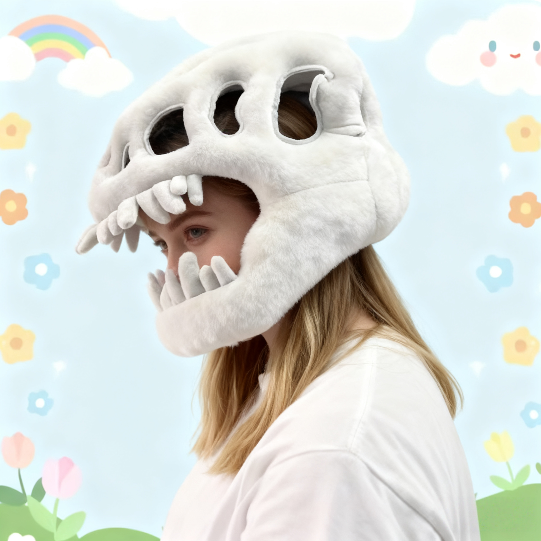 🦖 Dinosaur Exoskeleton Kids' Costume with Silly Outfits