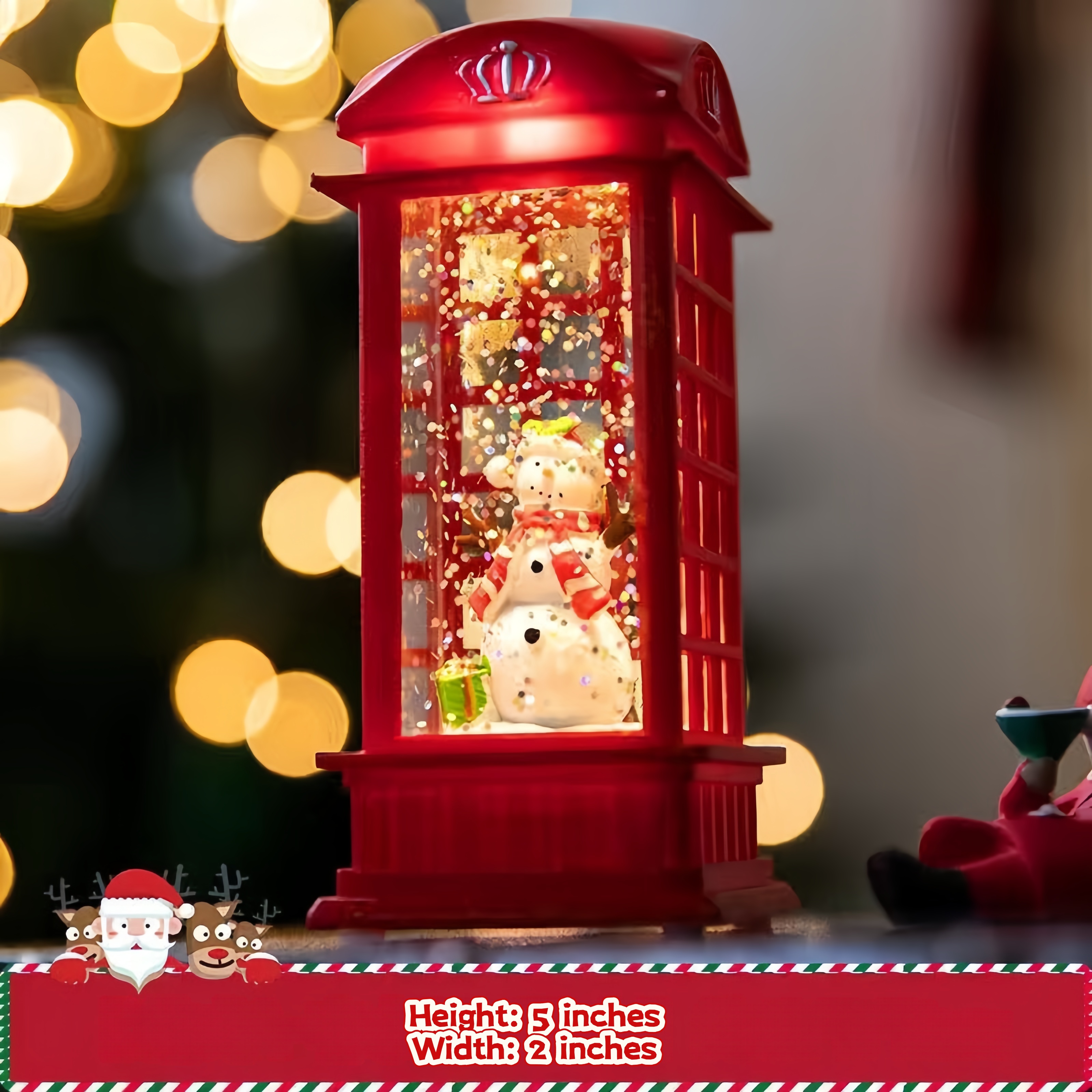 ❄️Snowfall Ambiance Night Light