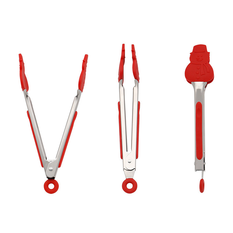 Christmas Festive Kitchen Tongs - Bring Holiday Cheer to Your Cooking