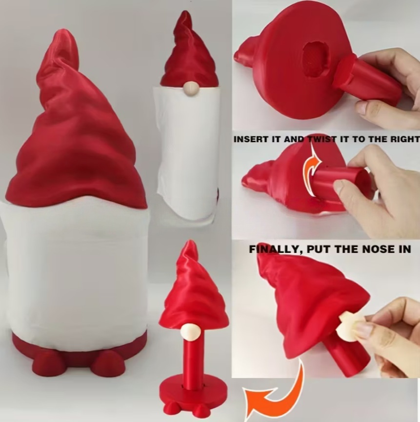 Christmas Season’s “Un-hideable” Cuteness | Gnome Elf Tissue Box