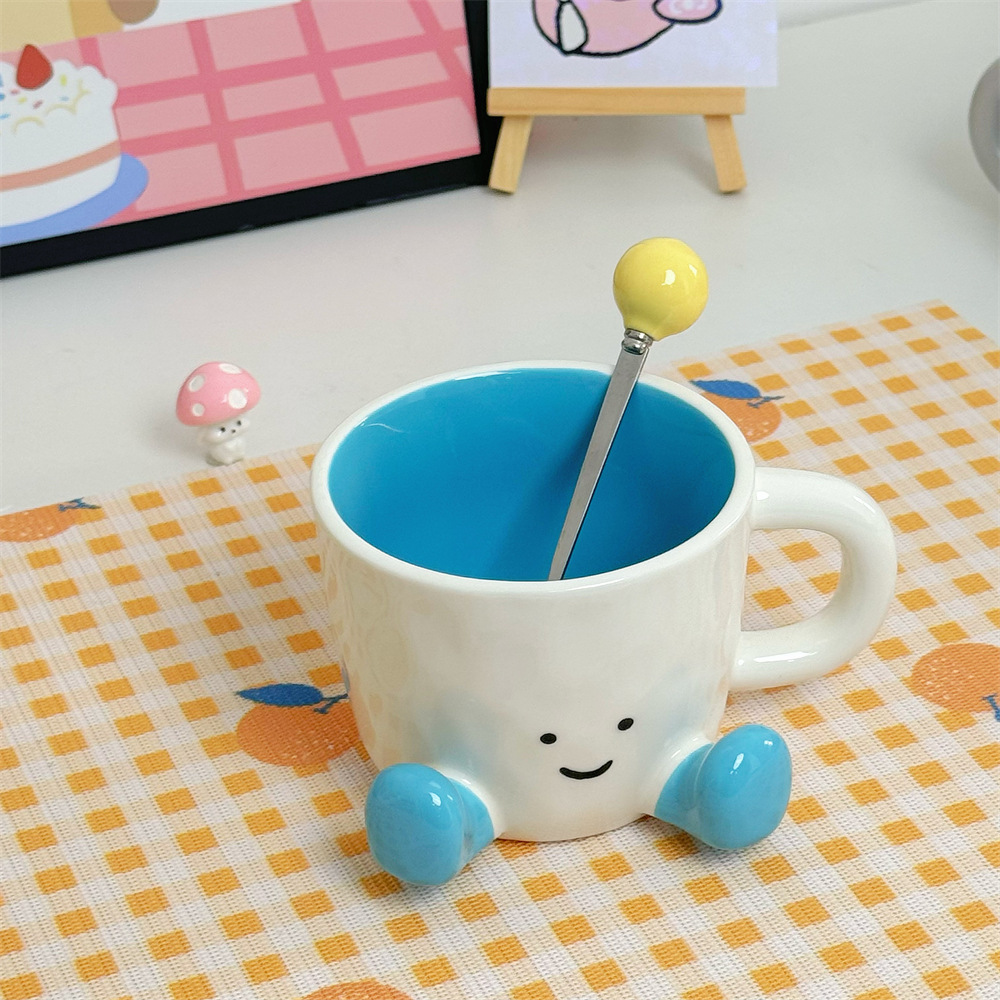 Footed Cute Mugs | Couple Coffee Cups & Perfect Birthday Gifts 🎁☕