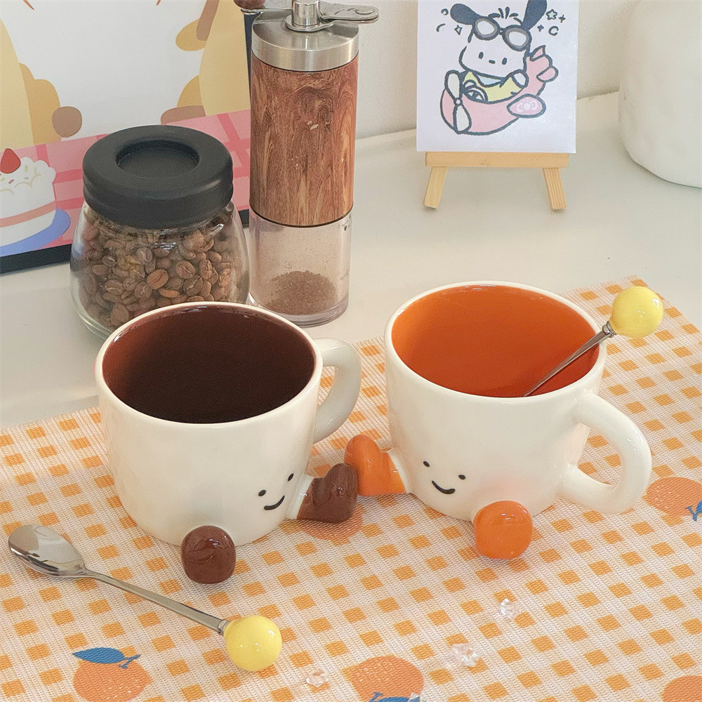 Footed Cute Mugs | Couple Coffee Cups & Perfect Birthday Gifts 🎁☕