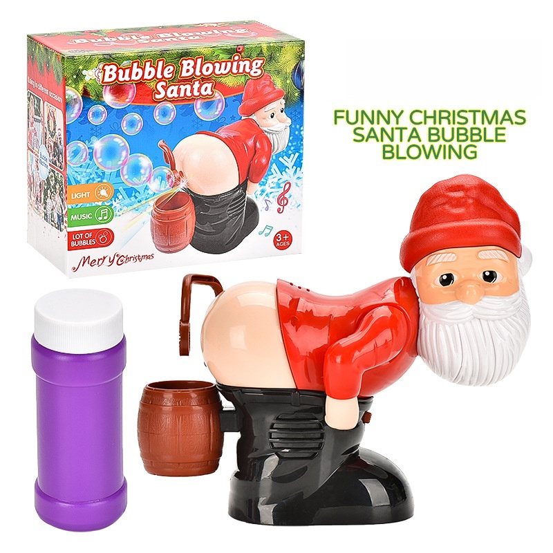 🎅🏻Funny Santa Bubble Machine - The "Bubble-licious" Highlight of Your Christmas