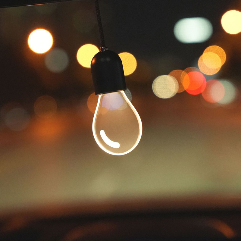 Car ambient light bulb ornament