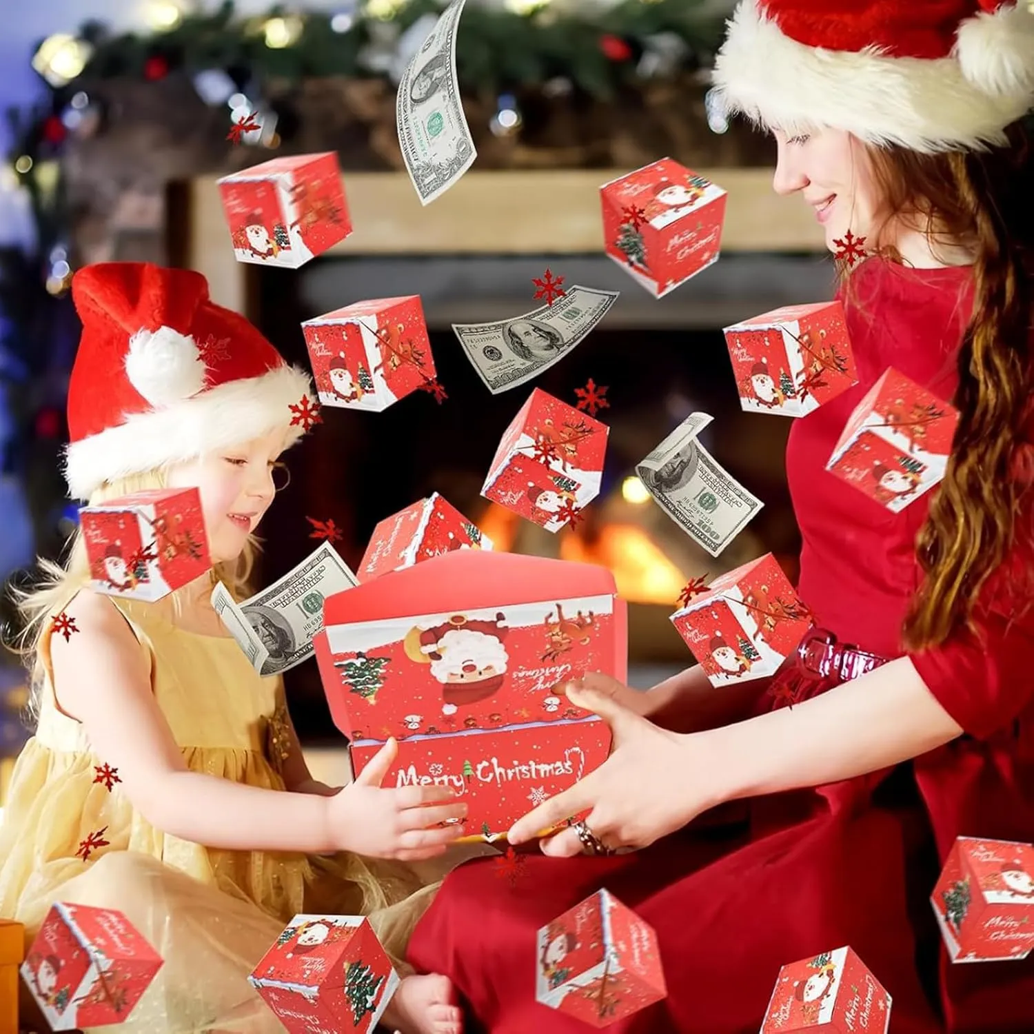 Christmas Money Explosion Box - Elevate Your Holiday Gifting with a Festive Surprise