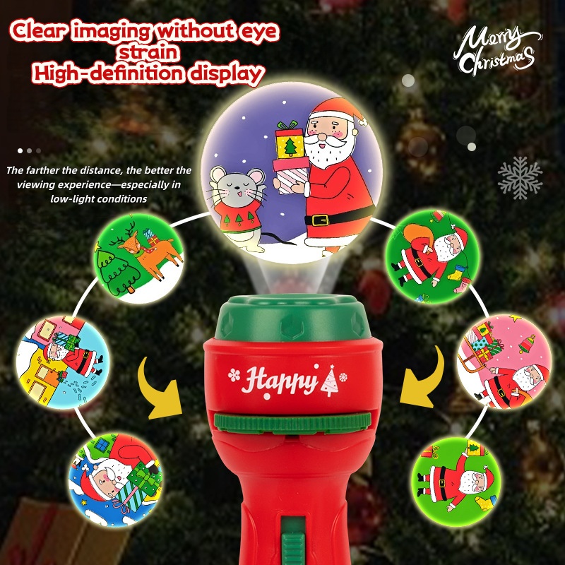 🔦Christmas Flashlight Projector