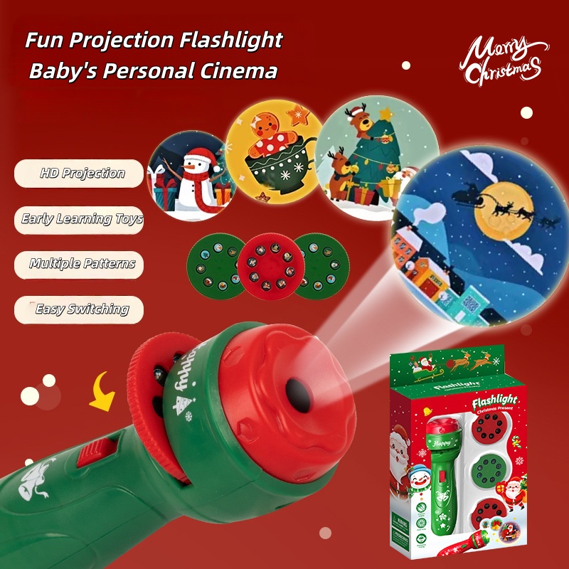 🔦Christmas Flashlight Projector