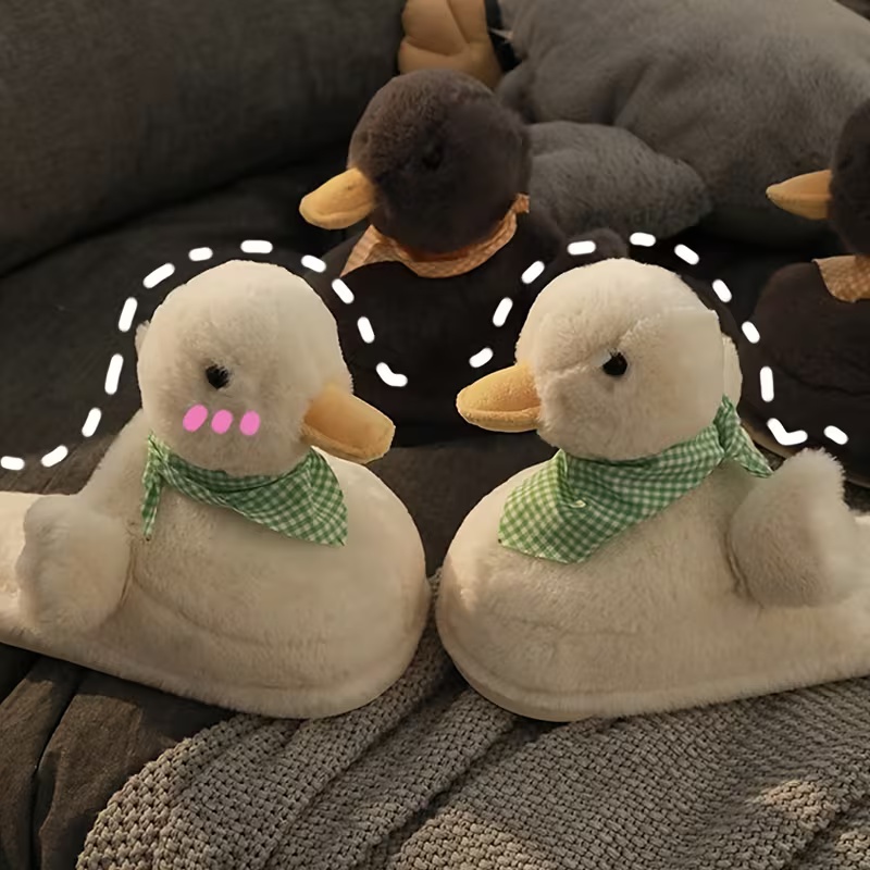 Ladies' Cute Duck Slippers