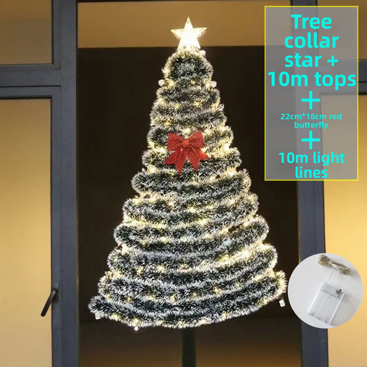 Wall-Mounted Christmas Tree: Festive Cheer, Zero Space Compromise