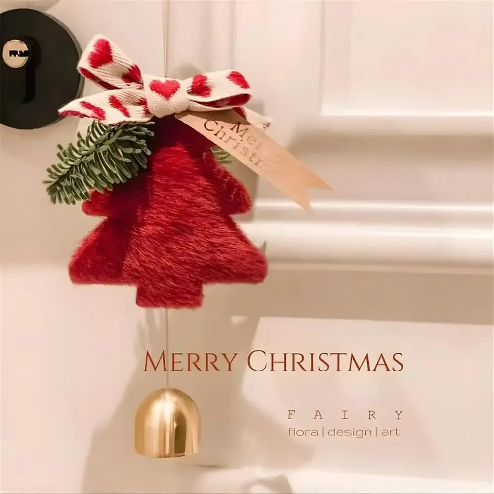 🔔🎄 Plush Christmas Tree Decorate Bells🎁🏡
