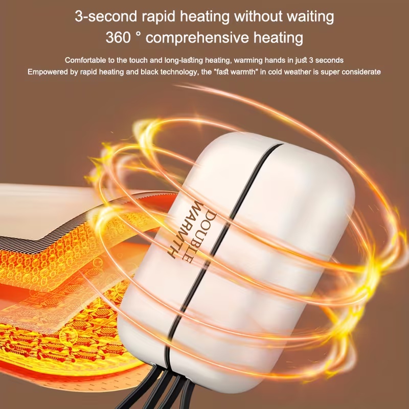 Magnetic electric hand warmer