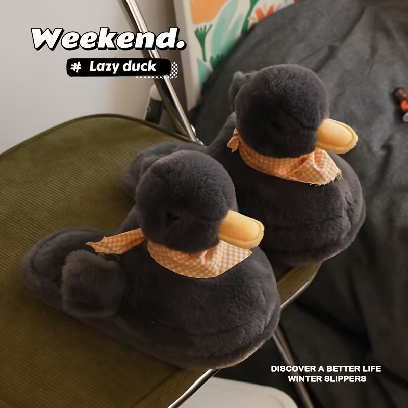 Ladies' Cute Duck Slippers