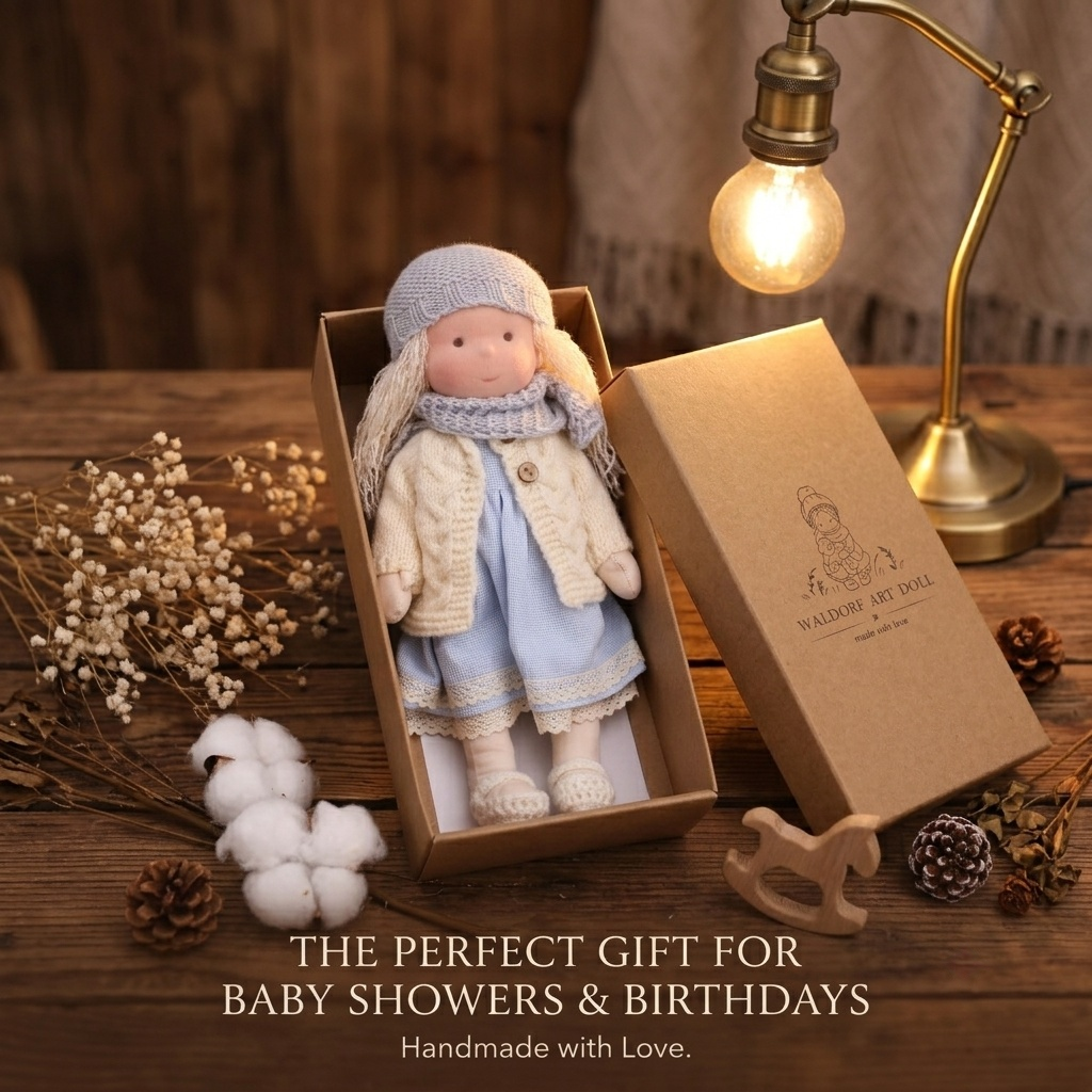 2026 New Arrival Handmade Waldorf Art Doll