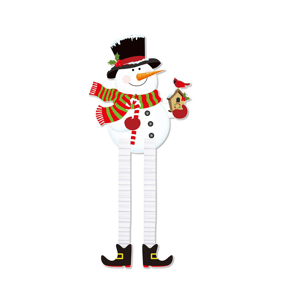 Christmas Ornaments retractable pendant party honeycomb Santa Claus reindeer snowman Christmas Trees Hanging Decorative Pendants