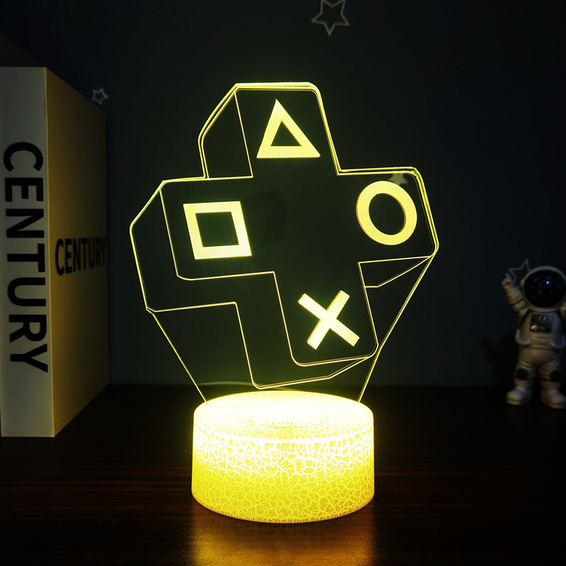 3D LED Gaming Party USB Powered Night Light  Decoration