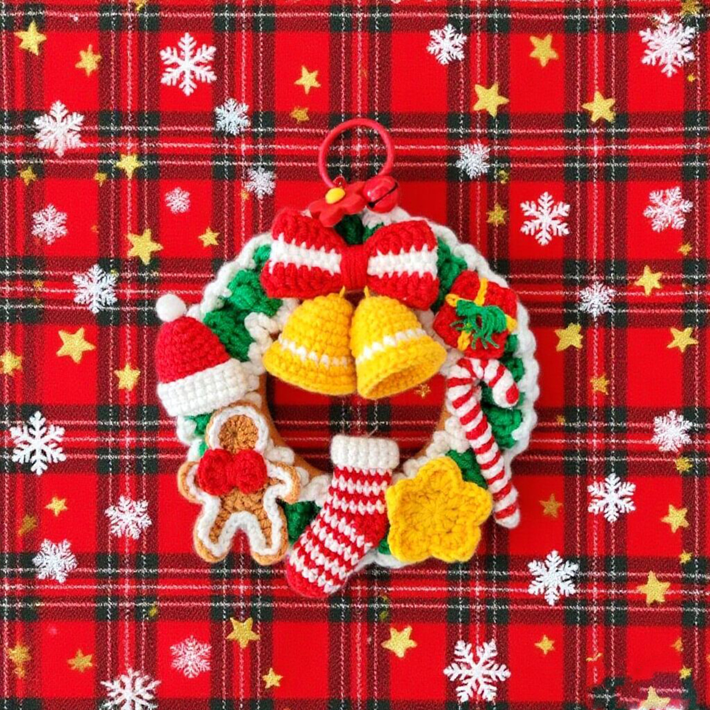Christmas Wreath Crochet Pattern