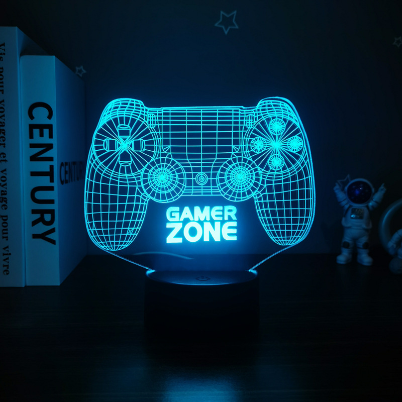 3D LED Gaming Party USB Powered Night Light  Decoration