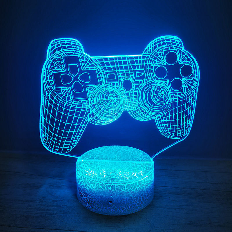 3D LED Gaming Party USB Powered Night Light  Decoration