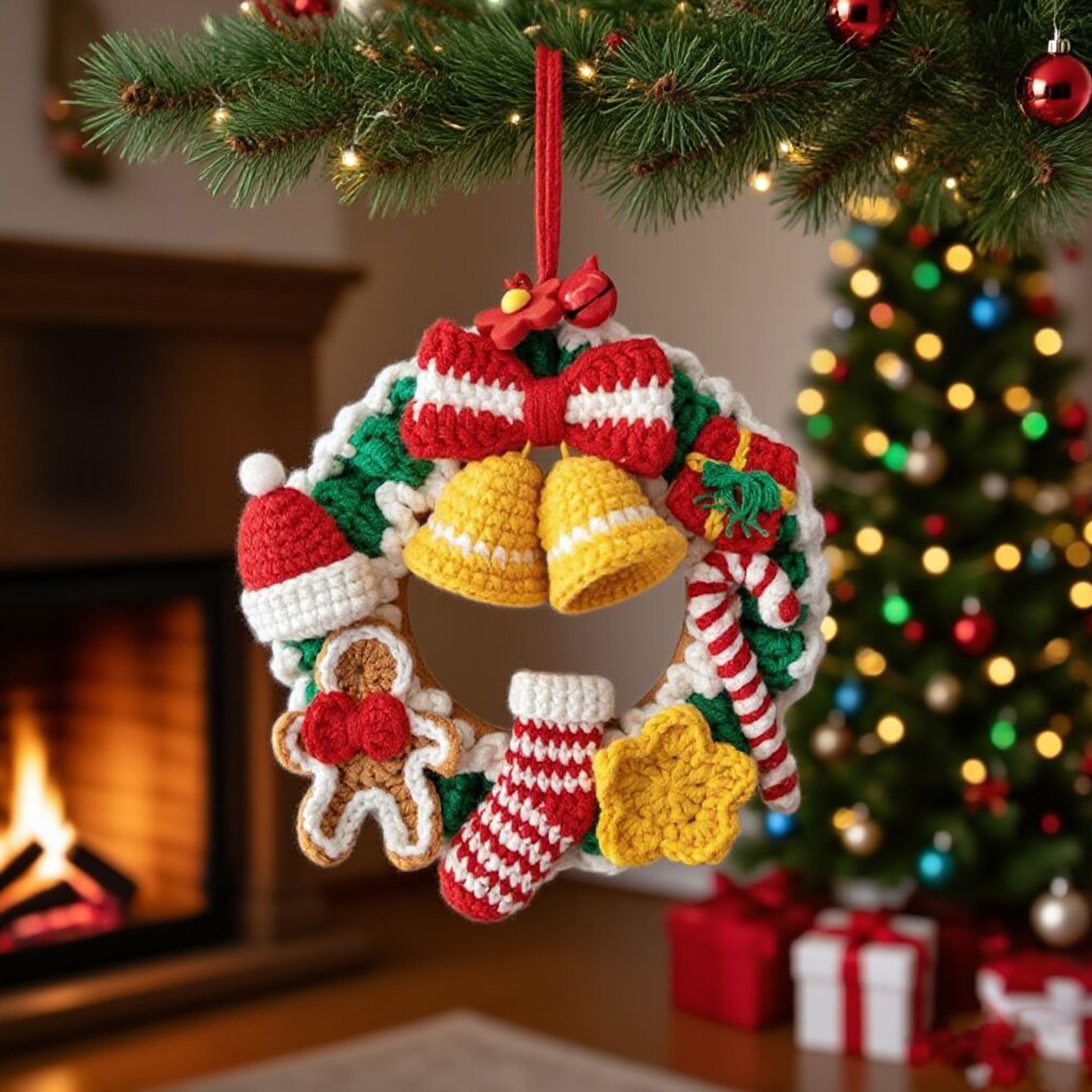 Christmas Wreath Crochet Pattern