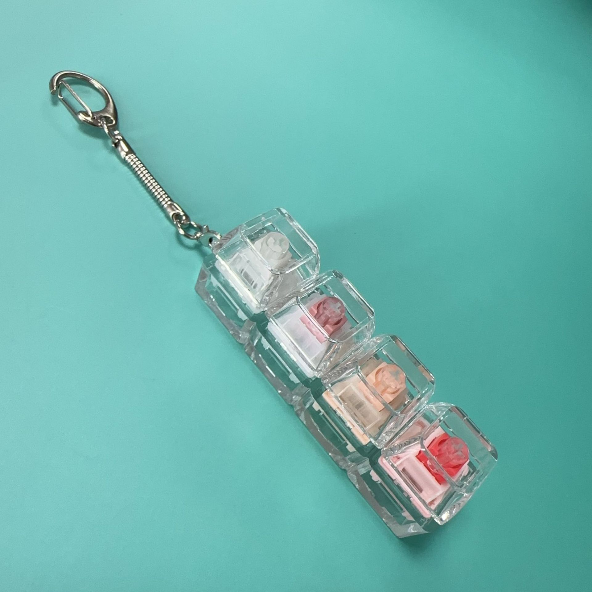 DIY Unzipped Keyboard Keychain