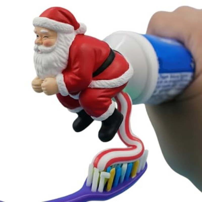 Santa Toothpaste Dispenser: Turn Brushing Teeth Into a Festive Adventure This Christmas