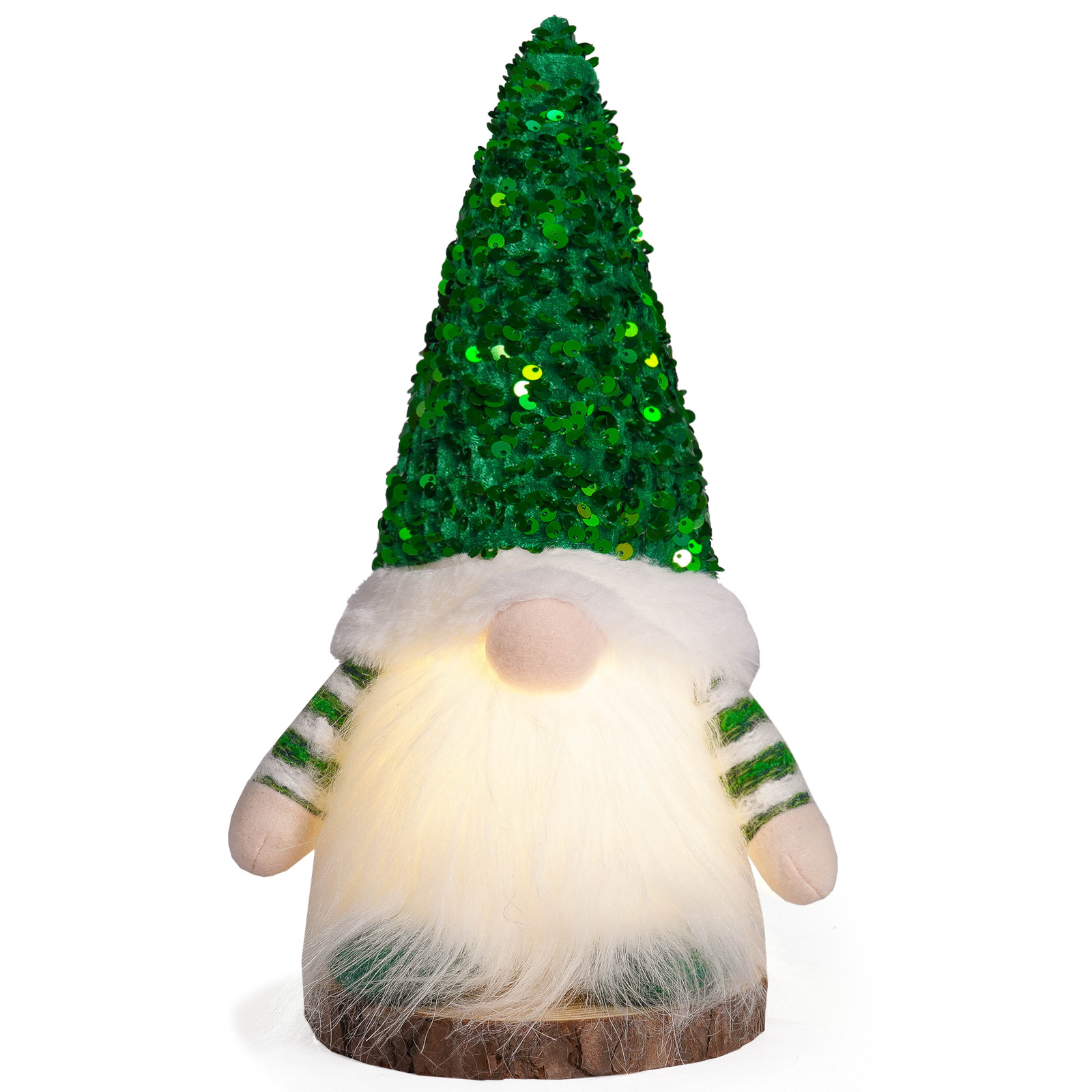 Light-Up Sequin Christmas Gnomes: Sparkle & Warmth for Your Holiday Decor
