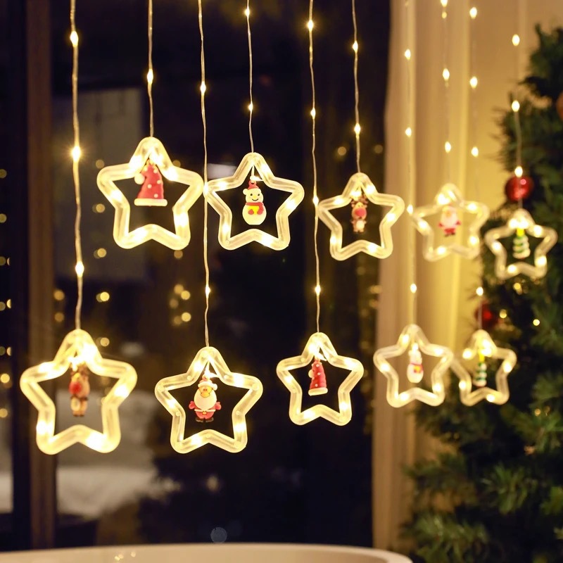 Christmas Curtain Ambience Lights: Indoor & Outdoor Universal · Instant Festive Vibe