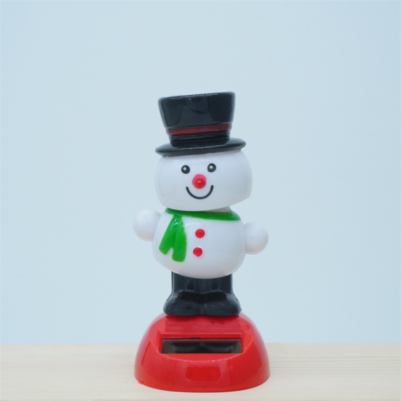 Christmas Solar-Powered Wobbling Figurines | Your Car’s Festive Co-Pilot This Holiday Season