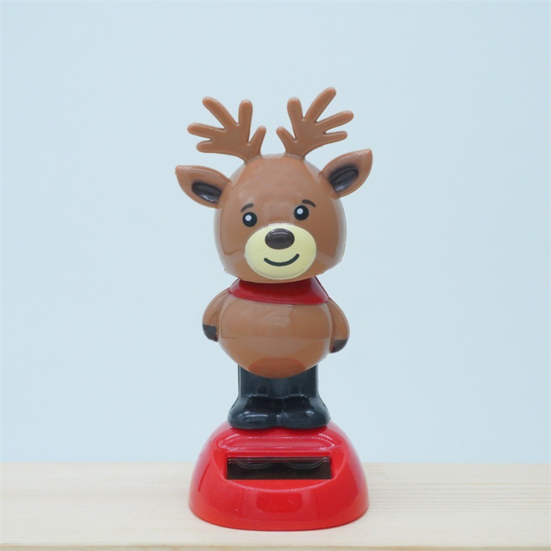 Christmas Solar-Powered Wobbling Figurines | Your Car’s Festive Co-Pilot This Holiday Season