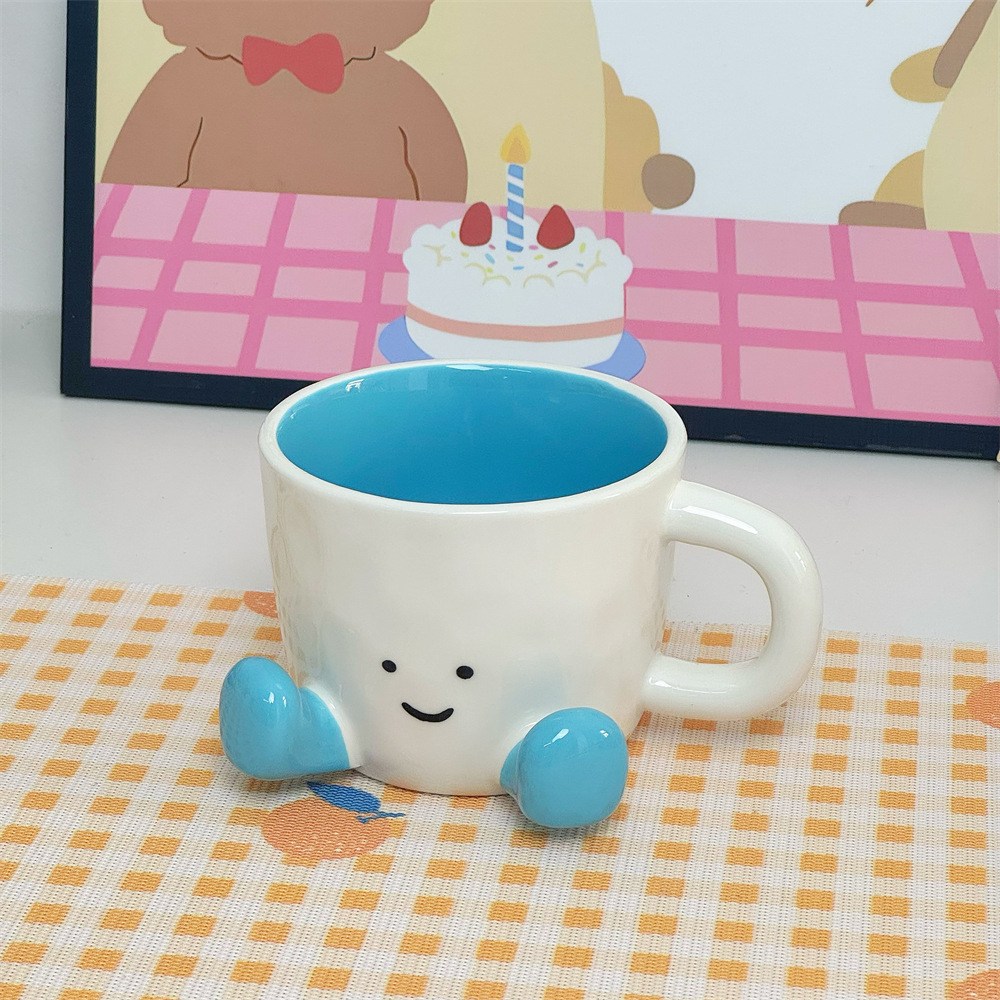 Footed Cute Mugs | Couple Coffee Cups & Perfect Birthday Gifts 🎁☕