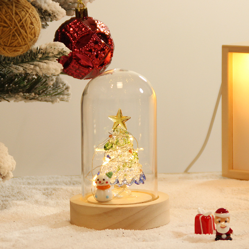 🎅Christmas Vibes Unlocked! Glowing Mini Christmas Tree Set 🎄