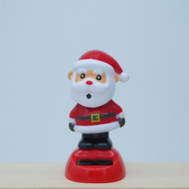 Christmas Solar-Powered Wobbling Figurines | Your Car’s Festive Co-Pilot This Holiday Season