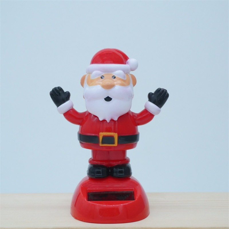 Christmas Solar-Powered Wobbling Figurines | Your Car’s Festive Co-Pilot This Holiday Season