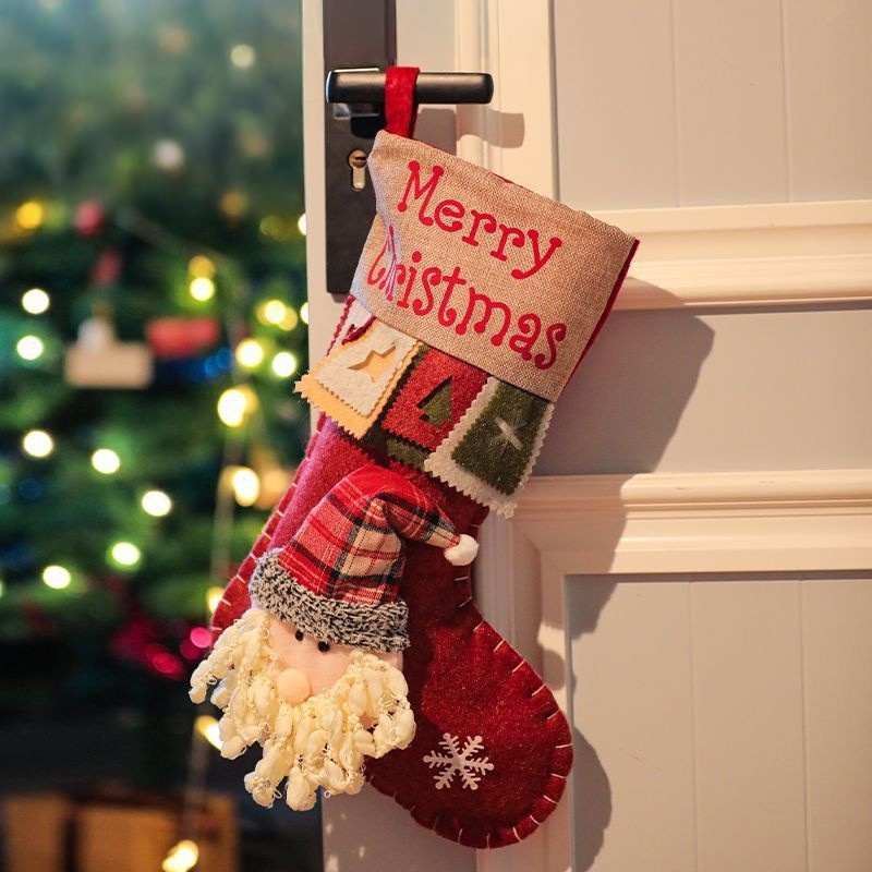 Christmas Stocking Gift Bags – Vintage Warmth to Fill Your Holiday Surprises