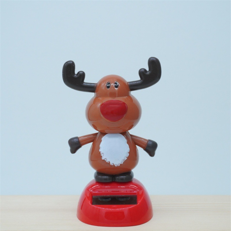 Christmas Solar-Powered Wobbling Figurines | Your Car’s Festive Co-Pilot This Holiday Season