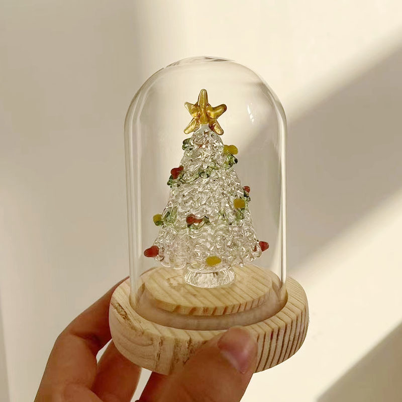 🎅Christmas Vibes Unlocked! Glowing Mini Christmas Tree Set 🎄