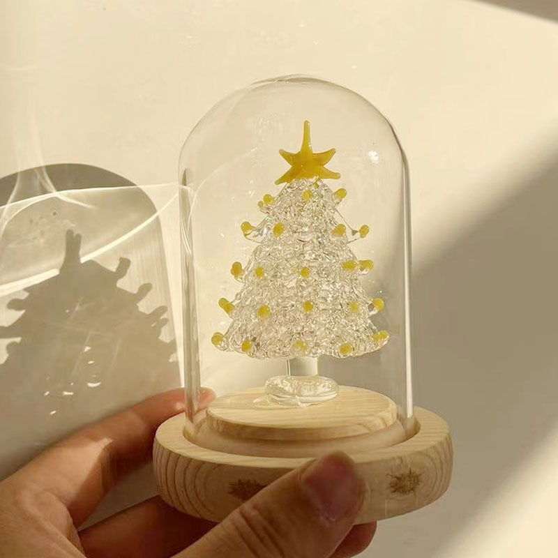 🎅Christmas Vibes Unlocked! Glowing Mini Christmas Tree Set 🎄