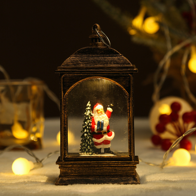 Christmas Snow Globe Lantern