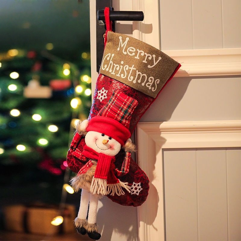 Christmas Stocking Gift Bags – Vintage Warmth to Fill Your Holiday Surprises