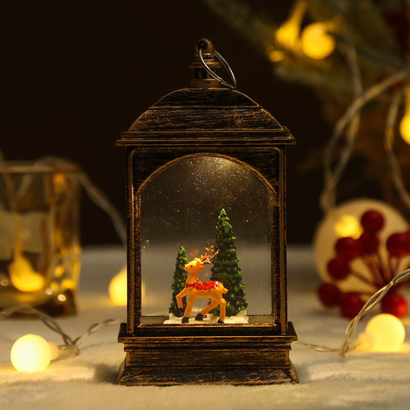 Christmas Snow Globe Lantern