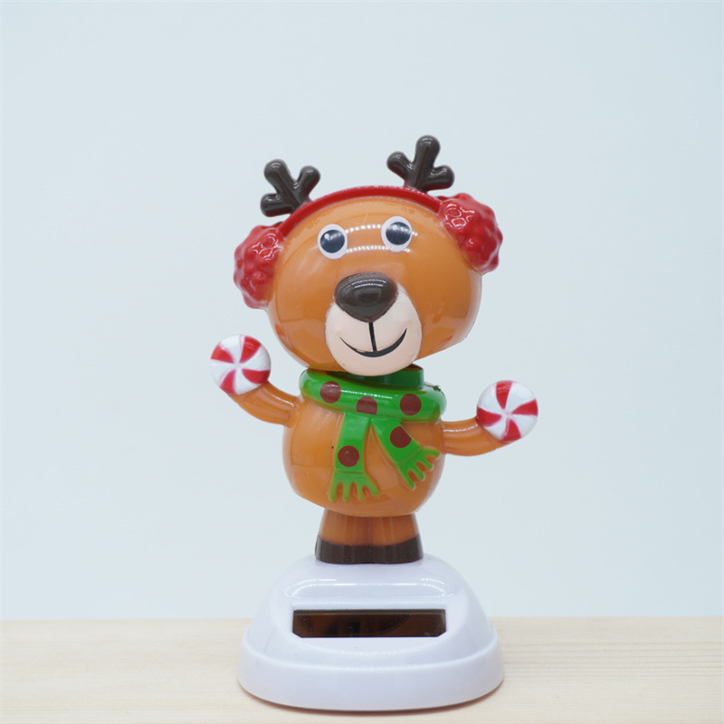 Christmas Solar-Powered Wobbling Figurines | Your Car’s Festive Co-Pilot This Holiday Season