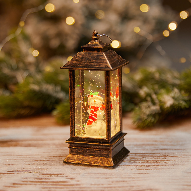 Christmas Snow Globe Lantern