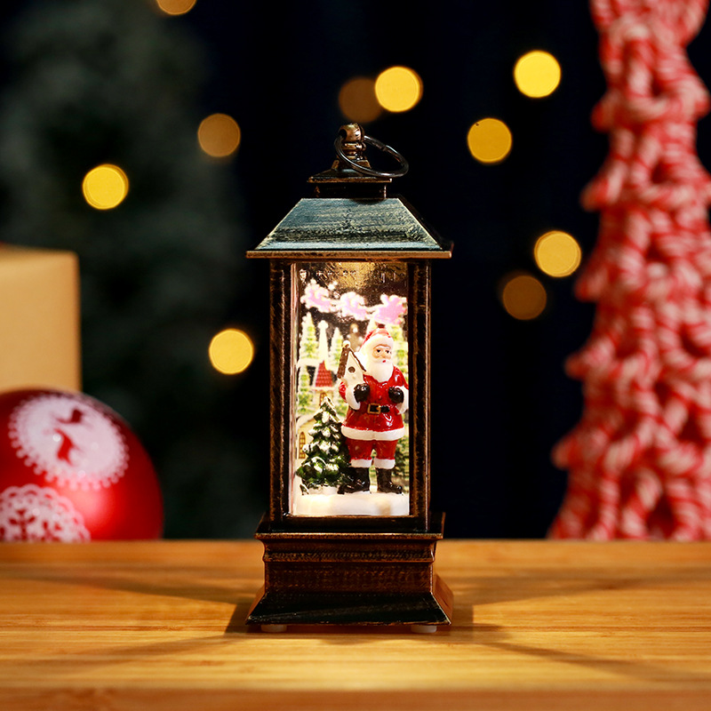 Christmas Snow Globe Lantern