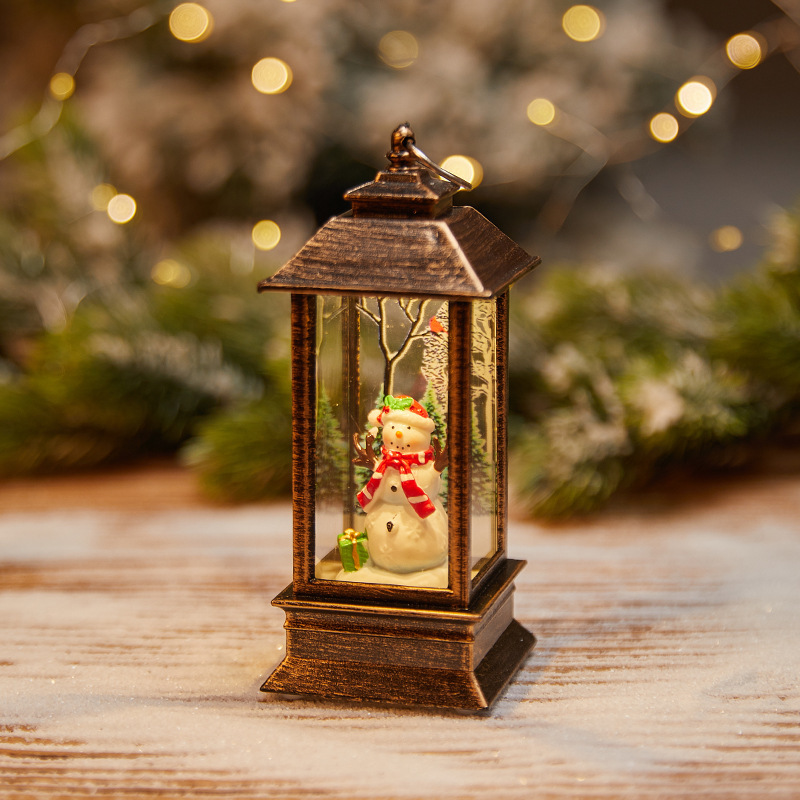 Christmas Snow Globe Lantern