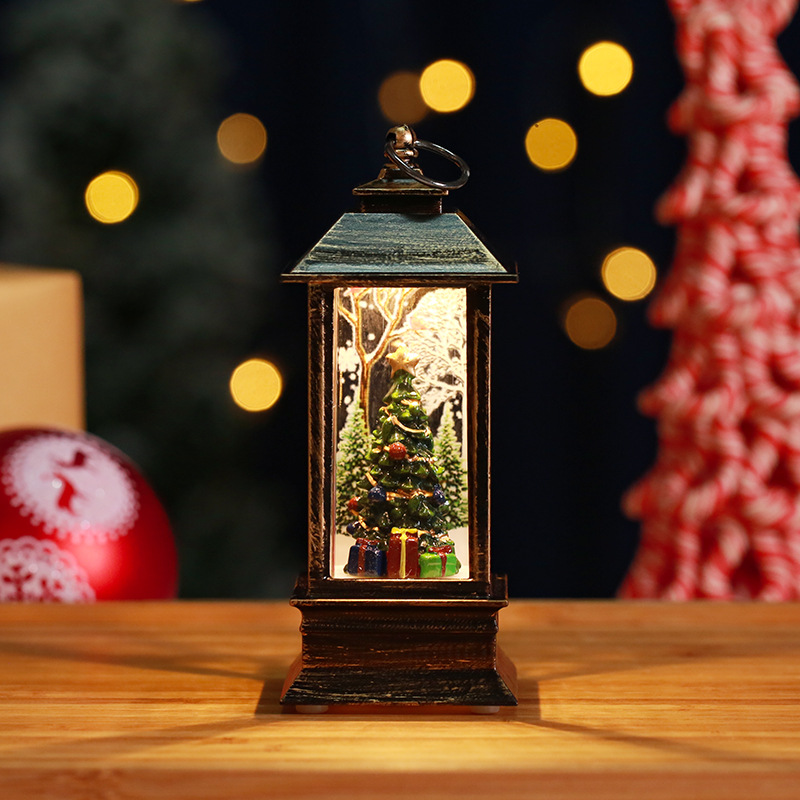 Christmas Snow Globe Lantern